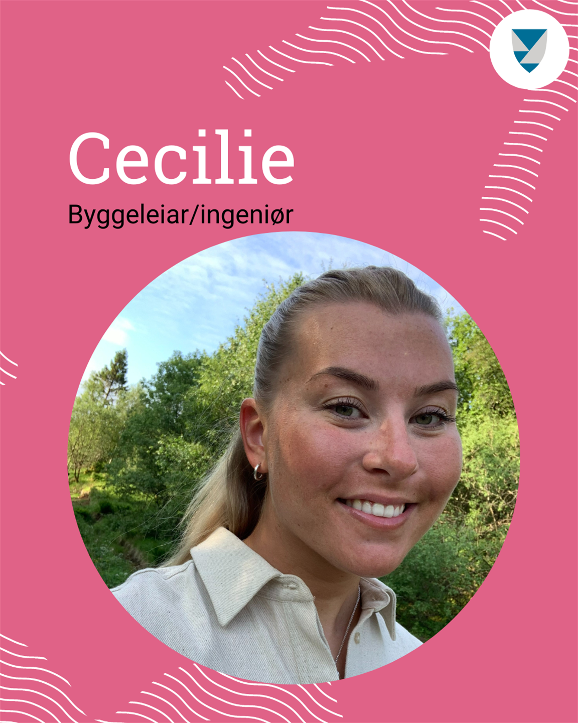 cecilie mathisen portrett m tekst byggeleiar ingeniør