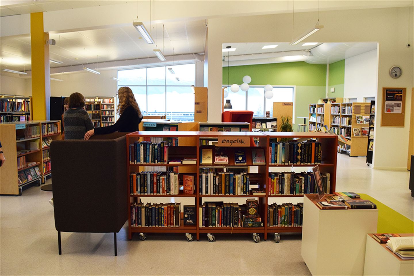 Foto frå Gloppen folkebibliotek.