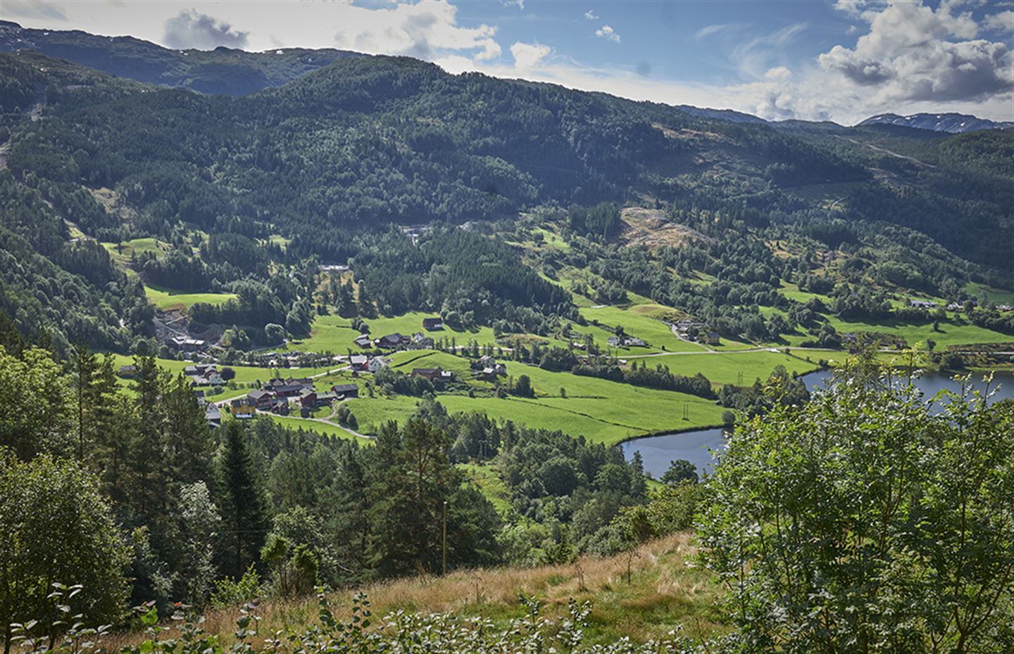 Oversiktsbilde av landskap.