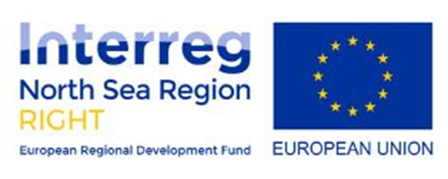 Logo for Interreg-Nordsjøprogrammet og RIGHT-prosjektet