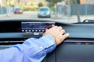 taksameter i en taxi