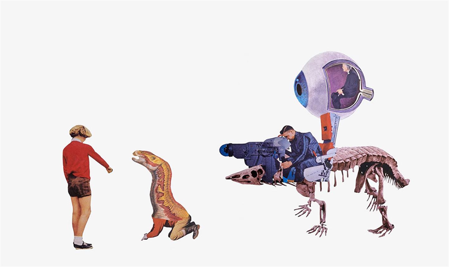 foto av vegg med ulike kunstverk på Åsane vgs.