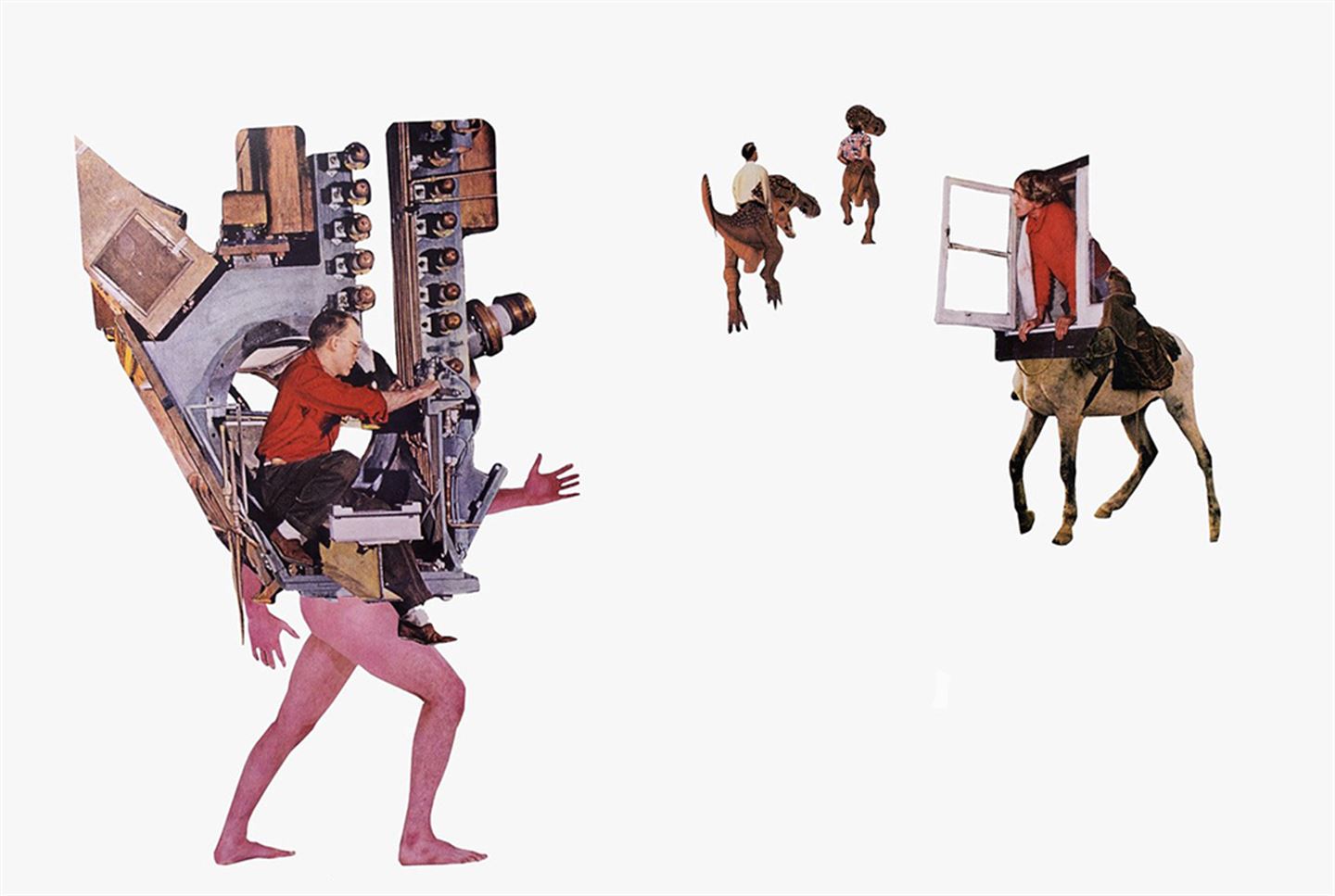 foto av vegg med ulike kunstverk på Åsane vgs.